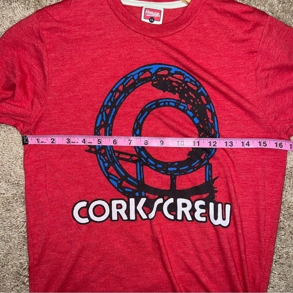 Homage Cedar Point Corkscrew Tee Unisex Size XS - Picture 2 of 8